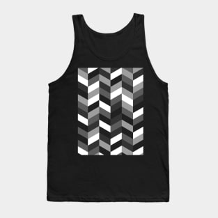 Monochrome Geometric Tank Top